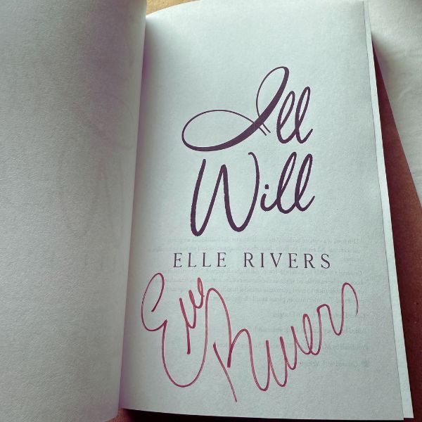 Ill Will by Elle Rivers Signed Paperback Copy