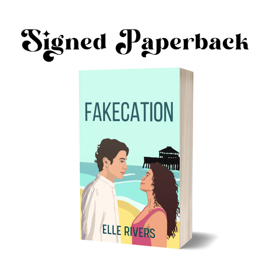 Fakecation Signed Paperback