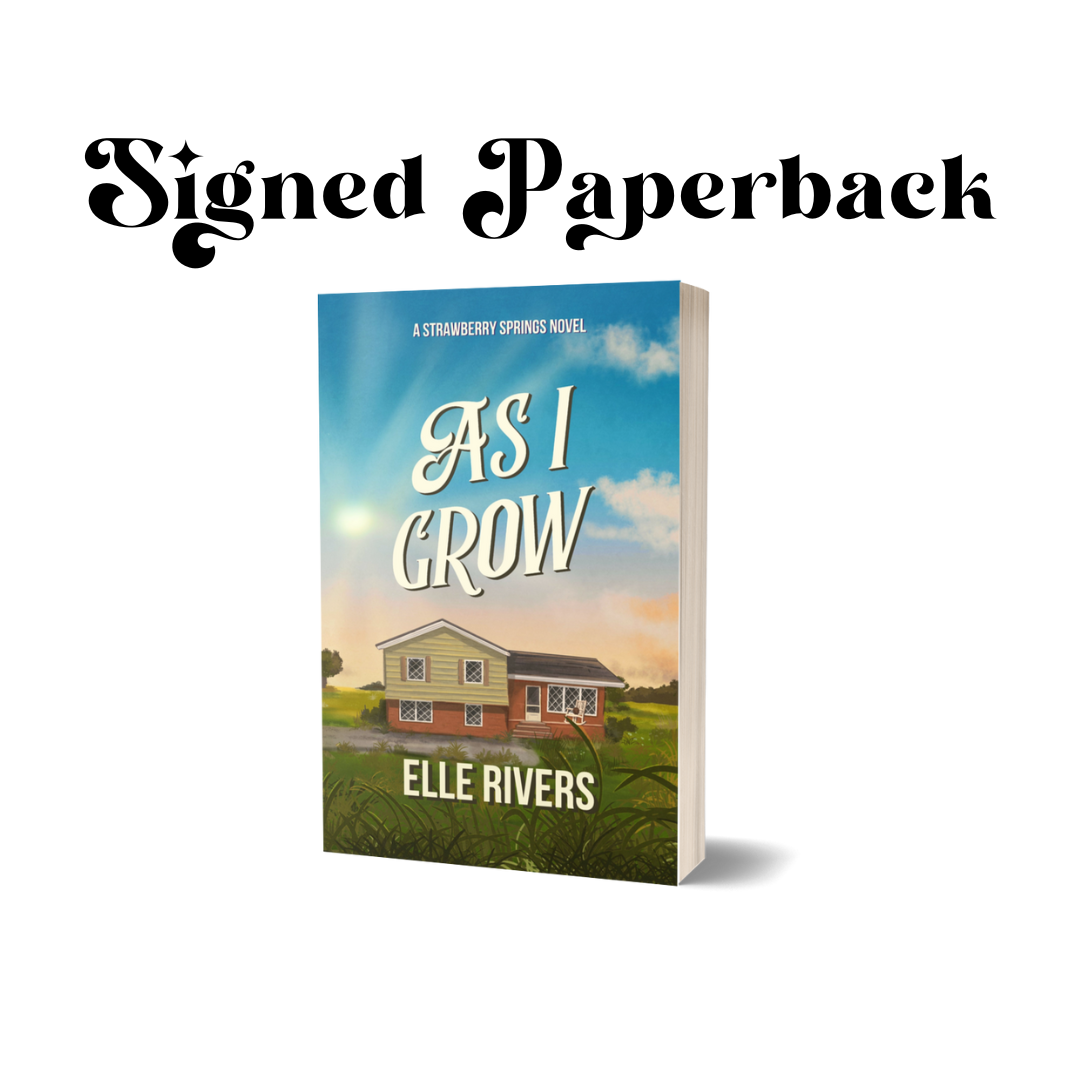 As I Grow Signed Paperback Novel