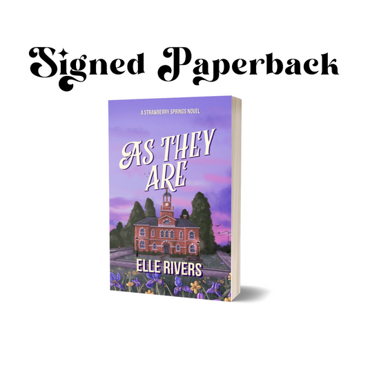 As They Are Signed Paperback with Town Square Map and Art Print