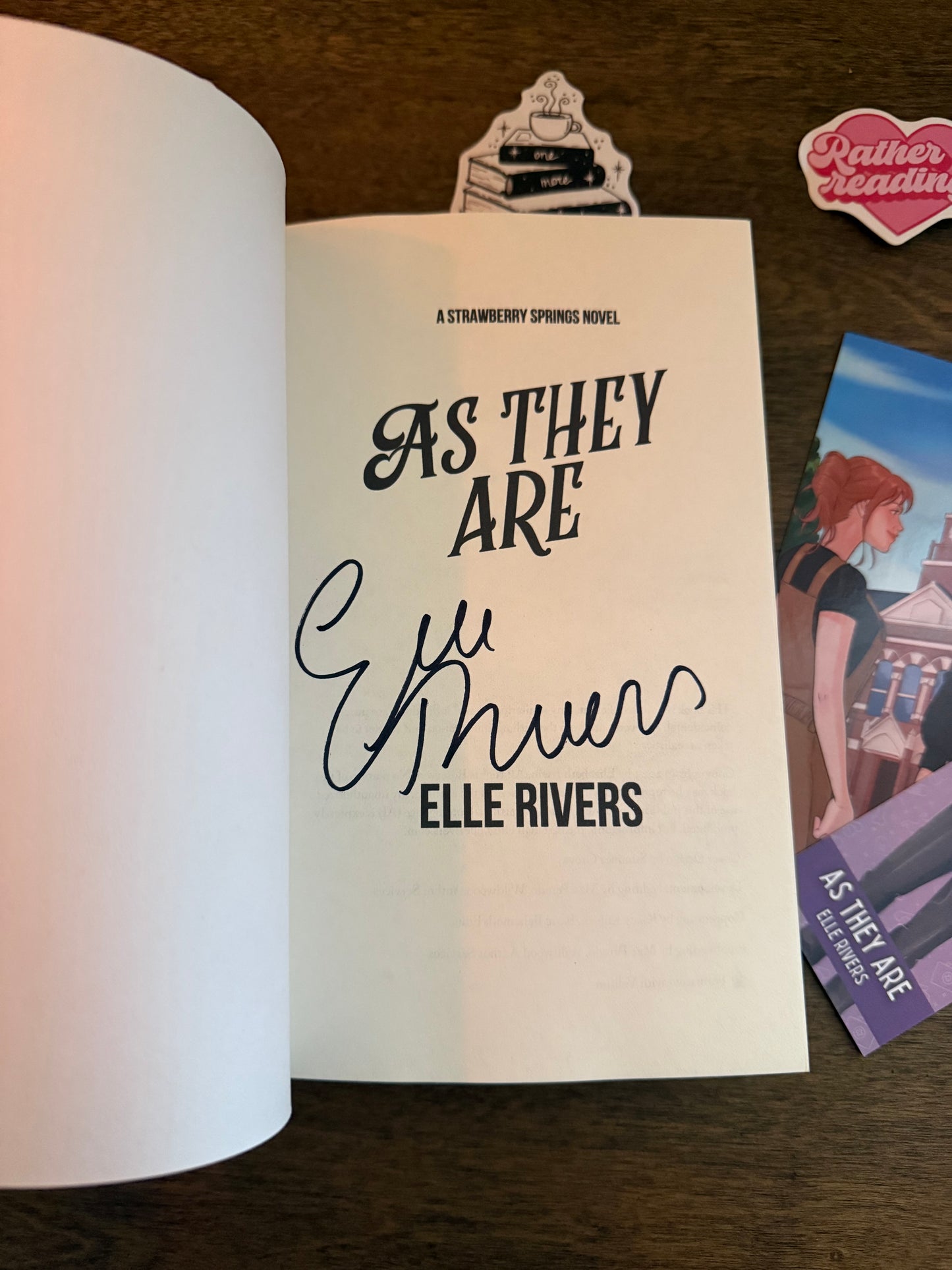As They Are Signed Paperback with Town Square Map and Art Print