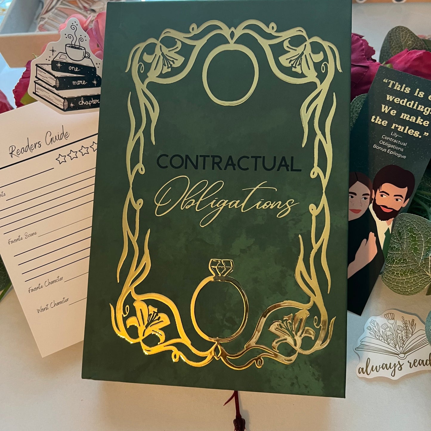 Contractual Obligations Foiled Hardback with Sebastian's POV Bonus Epilogue!