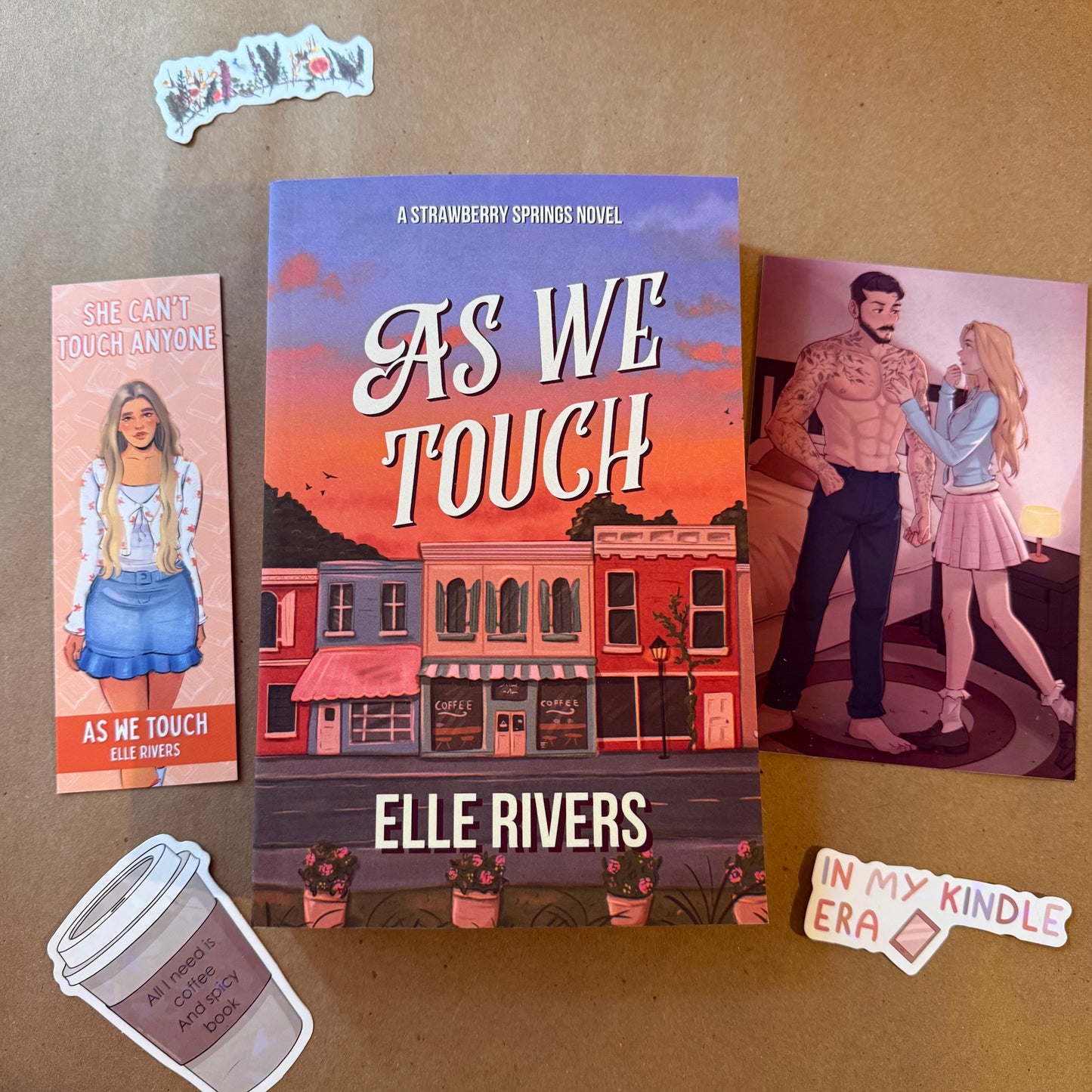 As We Touch Signed Paperback with Art Pack