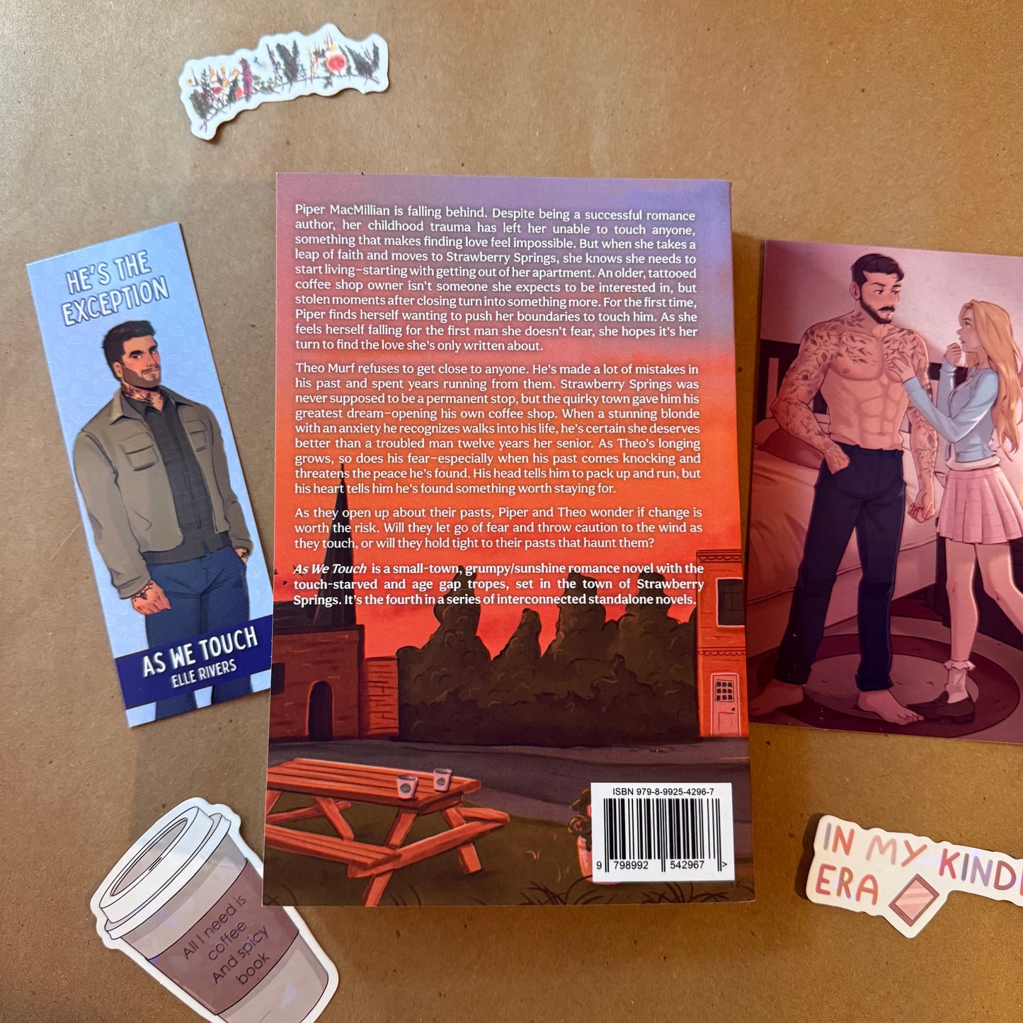 As We Touch Signed Paperback with Art Pack